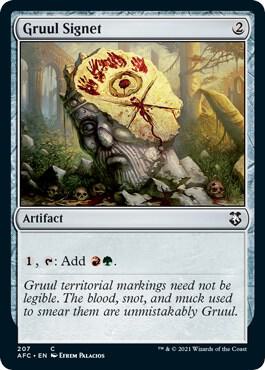 Gruul Signet (207) [Forgotten Realms Commander]