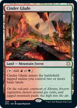 Cinder Glade (229) [Forgotten Realms Commander]