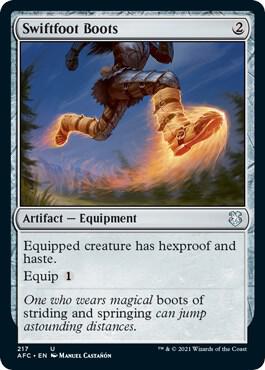 Swiftfoot Boots (217) [Forgotten Realms Commander]