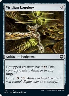 Viridian Longbow (221) [Forgotten Realms Commander]