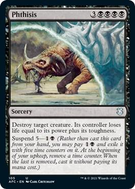 Phthisis (105) [Forgotten Realms Commander]