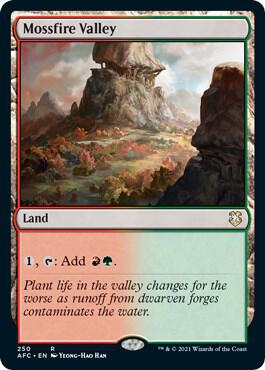 Mossfire Valley (250) [Forgotten Realms Commander]