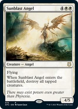 Sunblast Angel (74) [Forgotten Realms Commander]