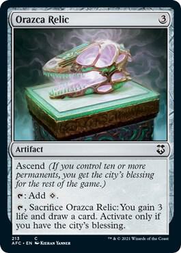 Orazca Relic (213) [Forgotten Realms Commander]