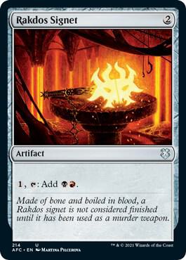 Rakdos Signet (214) [Forgotten Realms Commander]