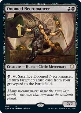 Doomed Necromancer (98) [Forgotten Realms Commander]