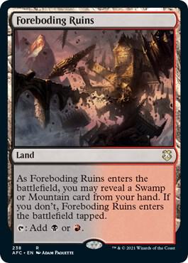 Foreboding Ruins (238) [Forgotten Realms Commander]