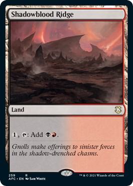 Shadowblood Ridge (259) [Forgotten Realms Commander]