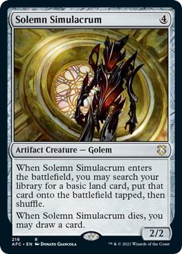 Solemn Simulacrum (216) [Forgotten Realms Commander]