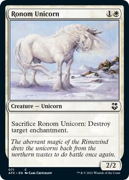 Ronom Unicorn (71) [Forgotten Realms Commander]