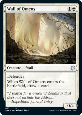 Wall of Omens (77) [Forgotten Realms Commander]