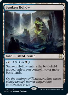 Sunken Hollow (265) [Forgotten Realms Commander]