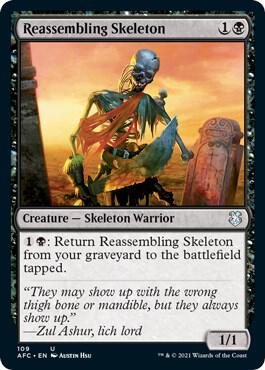 Reassembling Skeleton (109) [Forgotten Realms Commander]