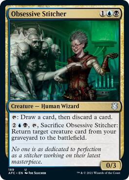 Obsessive Stitcher (189) [Forgotten Realms Commander]