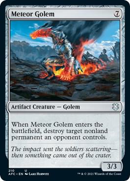 Meteor Golem (210) [Forgotten Realms Commander]