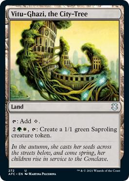 Vitu-Ghazi, the City-Tree (272) [Forgotten Realms Commander]