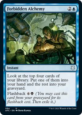 Forbidden Alchemy (84) [Forgotten Realms Commander]