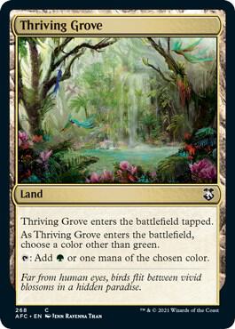Thriving Grove (268) [Forgotten Realms Commander]