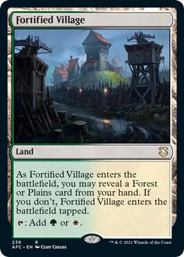 Fortified Village (239) [Forgotten Realms Commander]