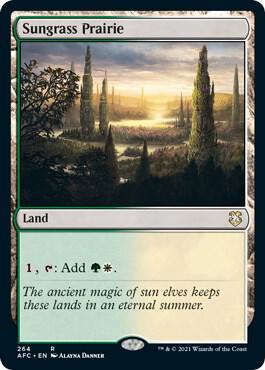 Sungrass Prairie (264) [Forgotten Realms Commander]