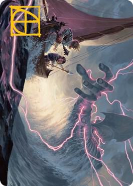 Hall of Storm Giants Art Card (Gold-Stamped Signature) (54) [Adventures in the Forgotten Realms Art Series]
