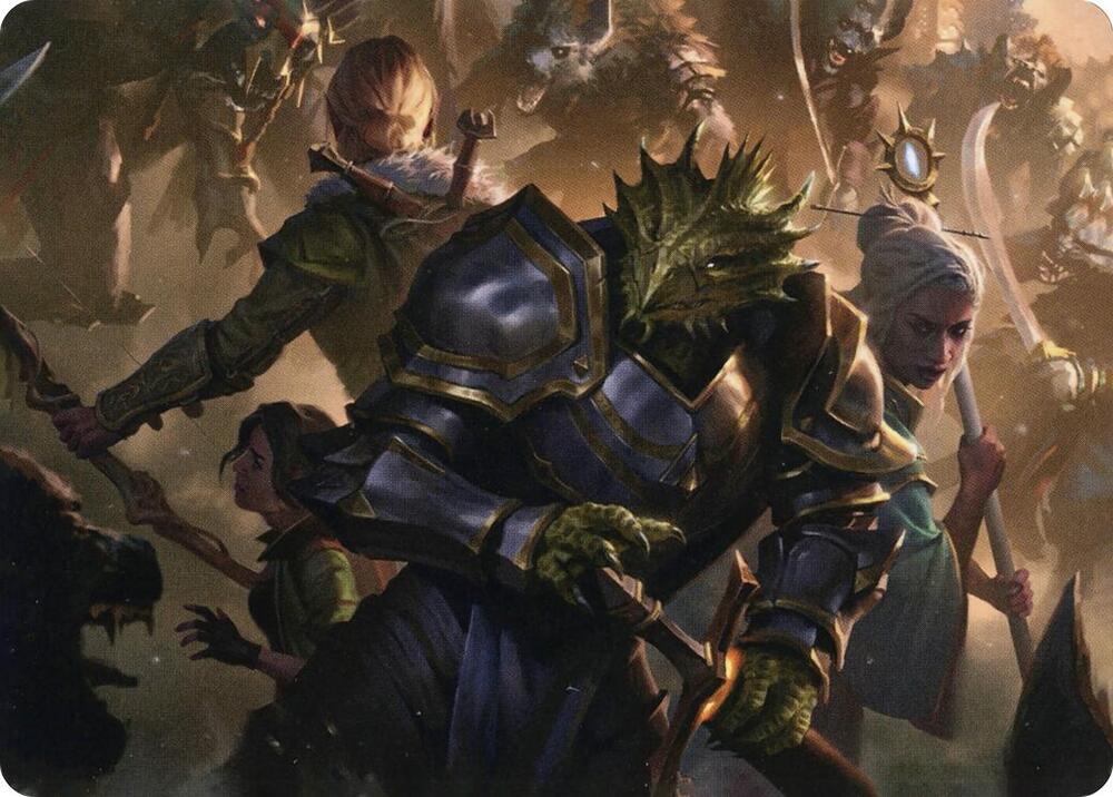 You Come to the Gnoll Camp Art Card (42) [Adventures in the Forgotten Realms Art Series]