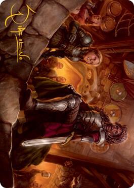 Veteran Dungeoneer Art Card (Gold-Stamped Signature) (36) [Adventures in the Forgotten Realms Art Series]