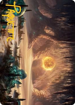 Plains (265) Art Card (Gold-Stamped Signature) (63) [Adventures in the Forgotten Realms Art Series]