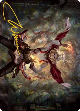 Delina, Wild Mage Art Card (Gold-Stamped Signature) (31) [Adventures in the Forgotten Realms Art Series]