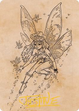 Pixie Guide (Showcase) Art Card (Gold-Stamped Signature) (78) [Adventures in the Forgotten Realms Art Series]