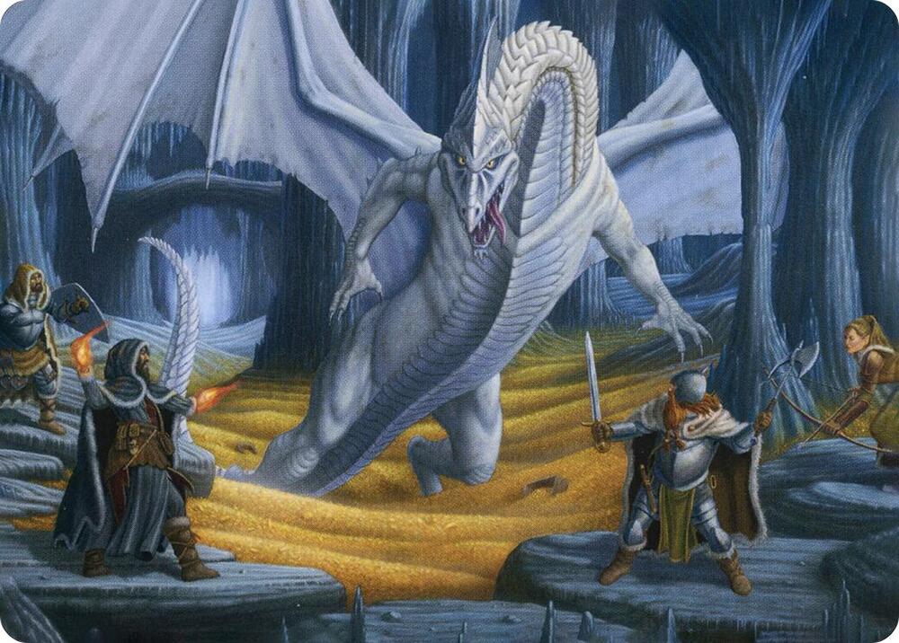 Cave of the Frost Dragon Art Card (46) [Adventures in the Forgotten Realms Art Series]