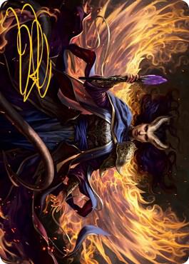 Farideh, Devil's Chosen Art Card (Gold-Stamped Signature) (32) [Adventures in the Forgotten Realms Art Series]
