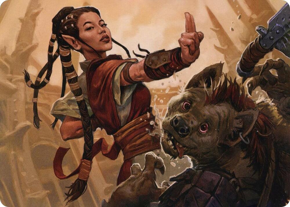 Half-Elf Monk Art Card (28) [Adventures in the Forgotten Realms Art Series]