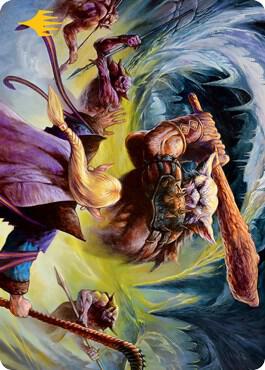 Den of the Bugbear (34/81) Art Card (Gold-Stamped) [Adventures in the Forgotten Realms Art Series]