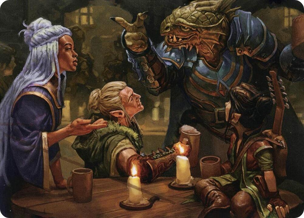You Meet in a Tavern Art Card (49) [Adventures in the Forgotten Realms Art Series]