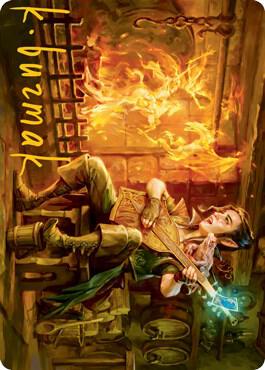 Wish Art Card (Gold-Stamped Signature) (50) [Adventures in the Forgotten Realms Art Series]
