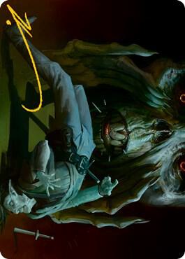 Power Word Kill Art Card (Gold-Stamped Signature) (35) [Adventures in the Forgotten Realms Art Series]