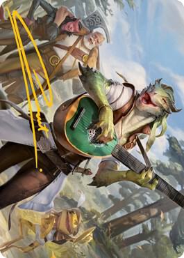 Wandering Troubadour Art Card (Gold-Stamped Signature) (64) [Adventures in the Forgotten Realms Art Series]