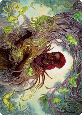 Circle of Dreams Druid Art Card (Gold-Stamped Signature) (66) [Adventures in the Forgotten Realms Art Series]