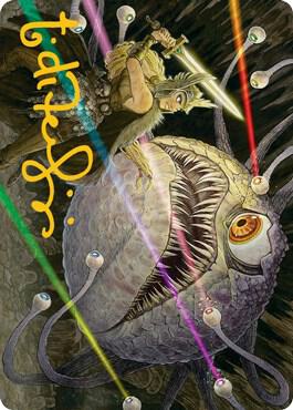 Hive of the Eye Tyrant Art Card (Gold-Stamped Signature) (53) [Adventures in the Forgotten Realms Art Series]
