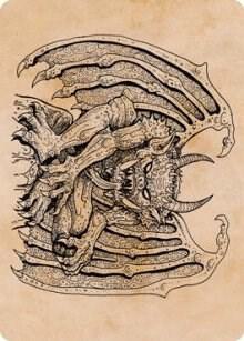 Cloister Gargoyle (Showcase) Art Card (65) [Adventures in the Forgotten Realms Art Series]