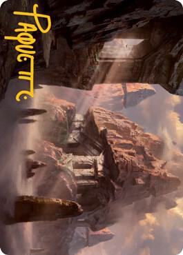 Mountain (62/81) Art Card (Gold-Stamped Signature) [Adventures in the Forgotten Realms Art Series]