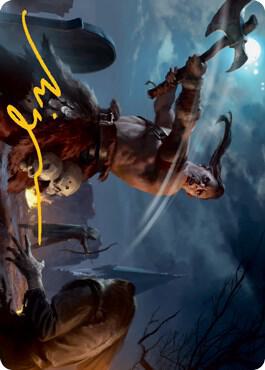Critical Hit Art Card (Gold-Stamped Signature) (38) [Adventures in the Forgotten Realms Art Series]