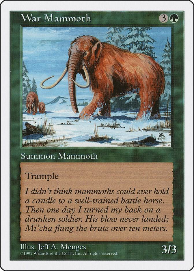 War Mammoth (340) [Fifth Edition]