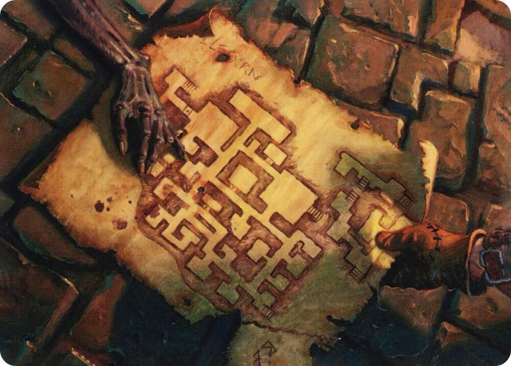 Dungeon Map Art Card (57) [Adventures in the Forgotten Realms Art Series]