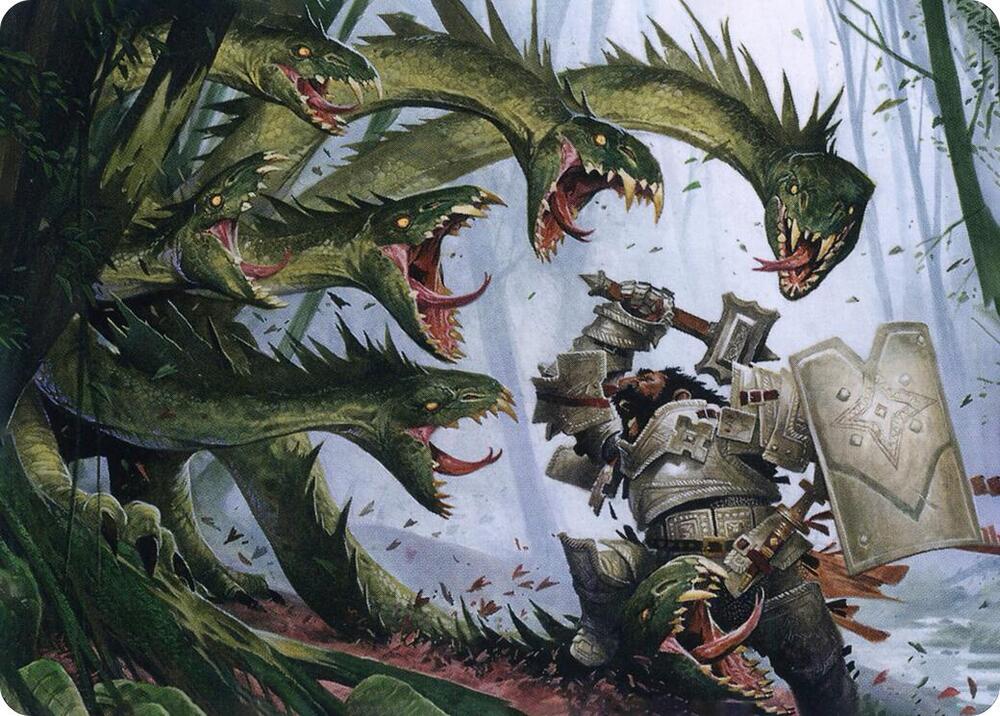 Lair of the Hydra Art Card (67) [Adventures in the Forgotten Realms Art Series]