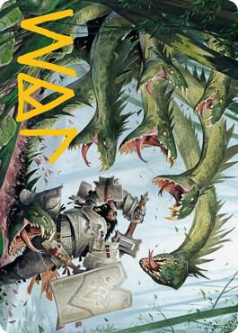 Lair of the Hydra Art Card (Gold-Stamped Signature) (67) [Adventures in the Forgotten Realms Art Series]