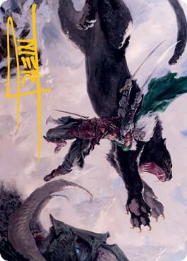 Drizzt Do'Urden Art Card (Gold-Stamped Signature) (52) [Adventures in the Forgotten Realms Art Series]