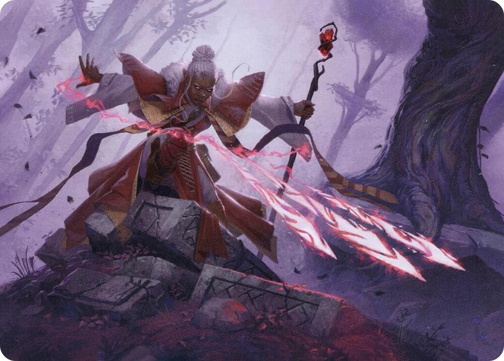 Magic Missile Art Card (48) [Adventures in the Forgotten Realms Art Series]