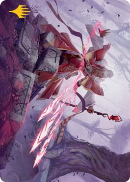 Magic Missile Art Card (Gold-Stamped) (48) [Adventures in the Forgotten Realms Art Series]